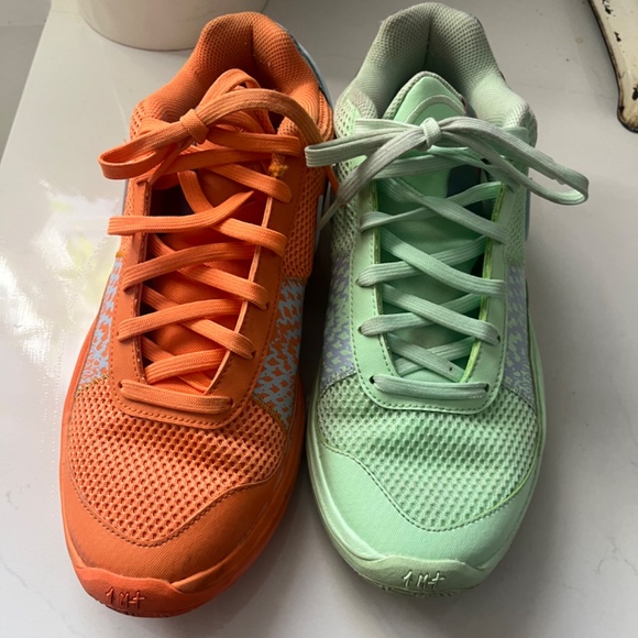Nike Ja 1 Day Mismatched Green and Orange Bright Mandarin Morant 2023 - Picture 5 of 8